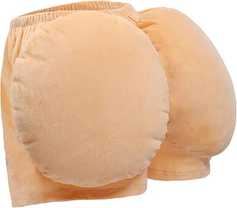 KUOIN Fake Booty Butt Cheeks, Granny Old Lady Costume for Women Cosplay Accessories