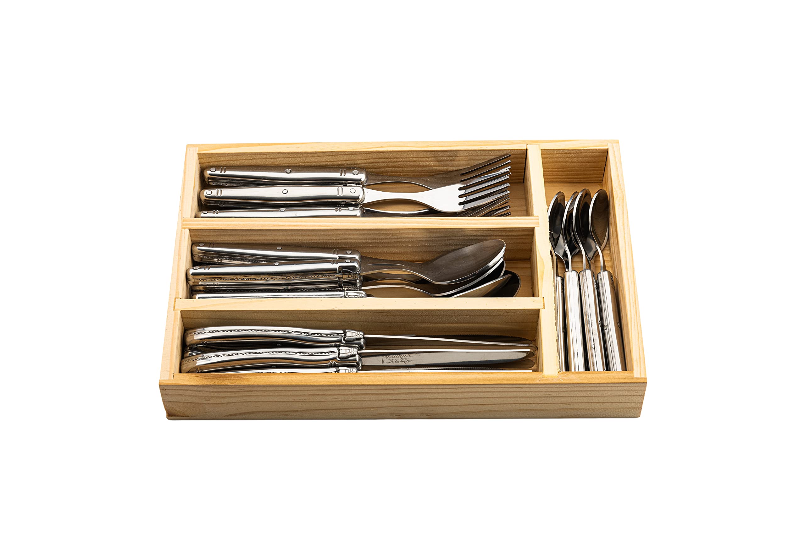 Laguiole Style de Vie Premium Line - Cubertería (24 piezas, acero inoxidable)
