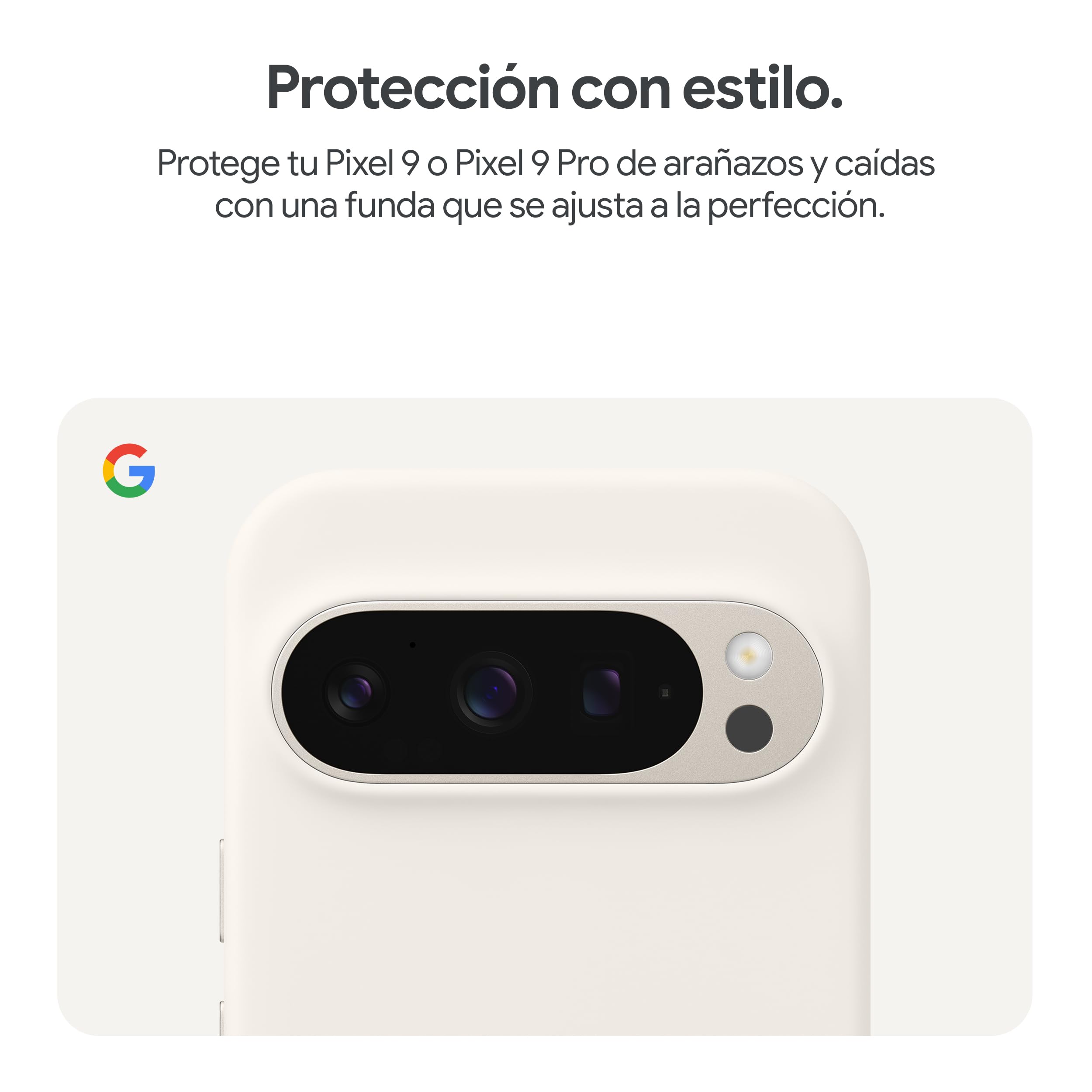 Google Pixel 9 & Pixel 9 Pro Funda- Protección Duradera - Silicona Resistente a Las Manchas - Funda de teléfono Android - Obsidiana