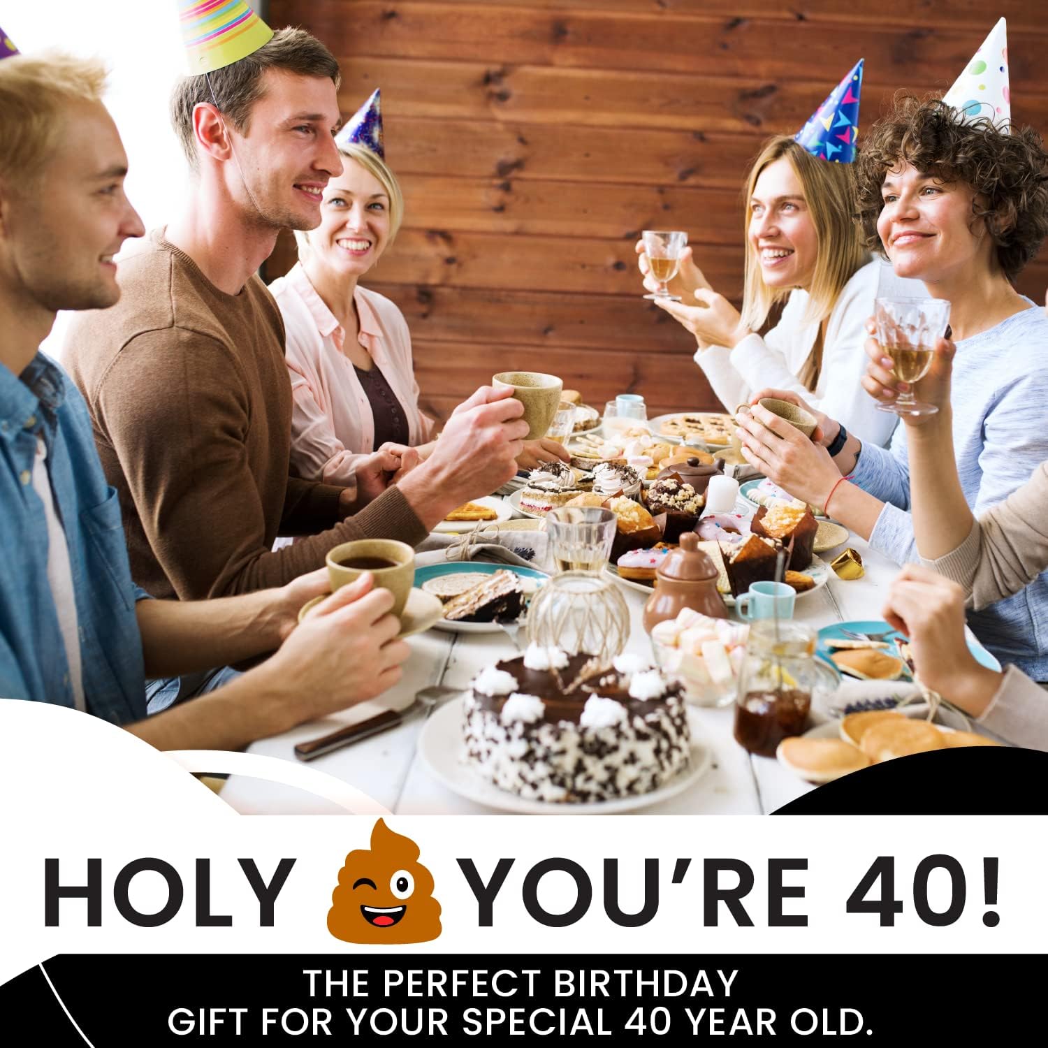 40th Birthday Decorations Toilet Paper for Men & Women - Funny Design Novelty Great Hilarious Gag Gift - Eco-Friendly, Ultra Soft & Comfortable - Perfect for Birthday Christmas & Party Supplies image 4