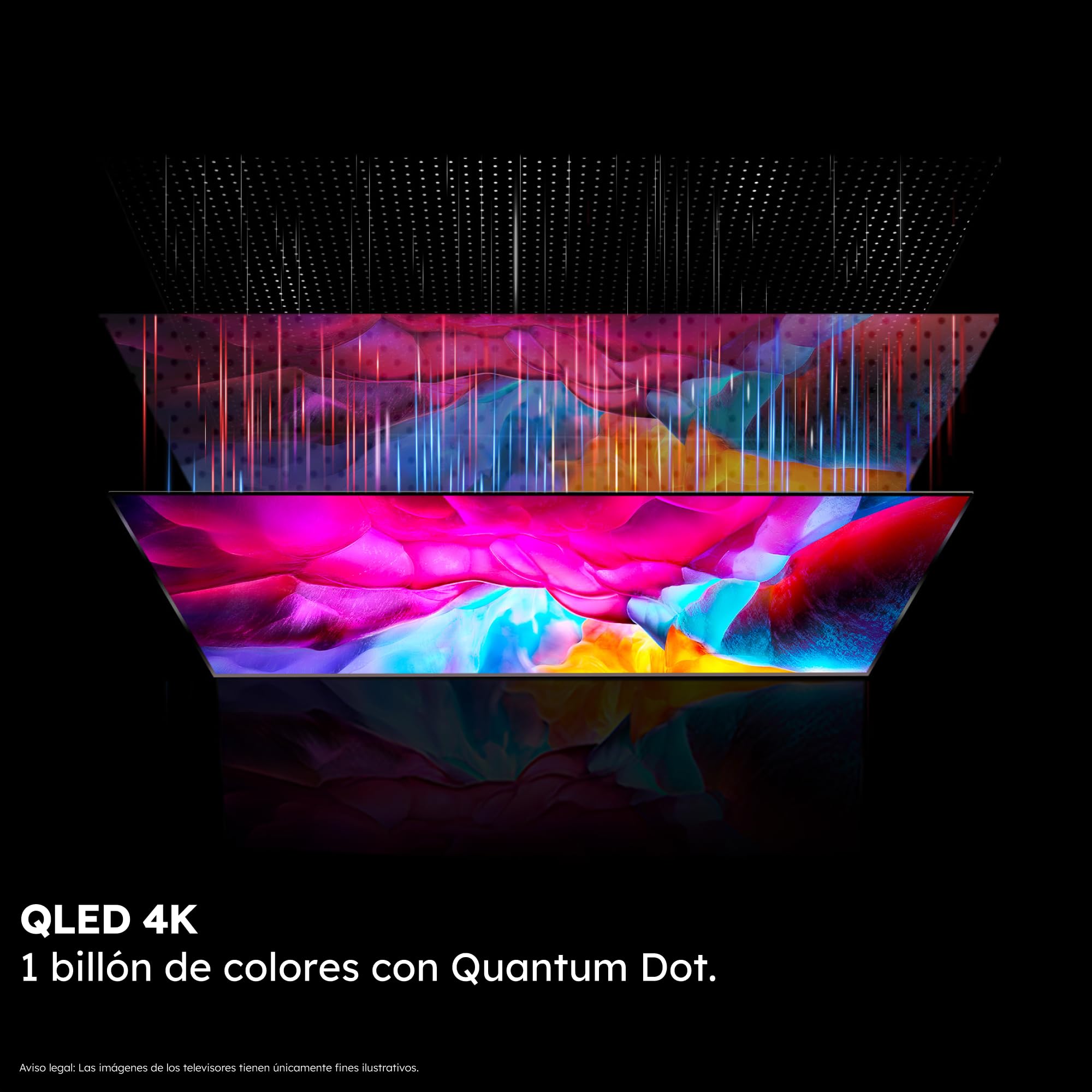 Haier QLED 4K UHD H43Q80FUX - 43", Smart TV, Google TV, Dolby Atmos y Dolby Vision, HDR 10+, Smart Remote Control, Google Assistant, Bluetooth 5.1, DBX TV, HDMI 2.1 x 4, Sin Marcos, 2025
