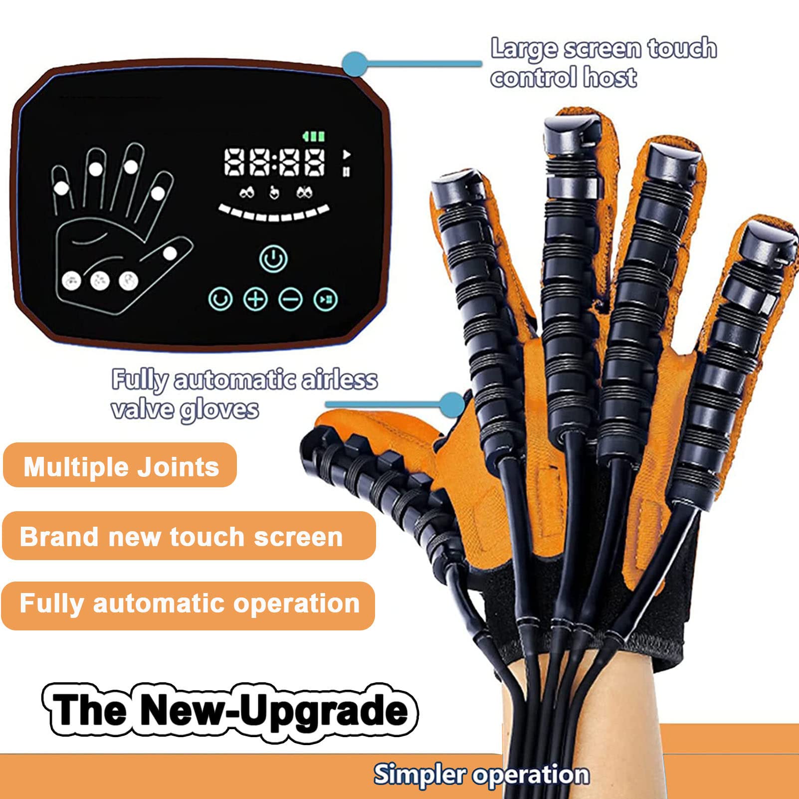 Guantes de robot de rehabilitación para recuperación de manos, equipo de asistencia para pacientes con accidente cerebrovascular y hemiplejia