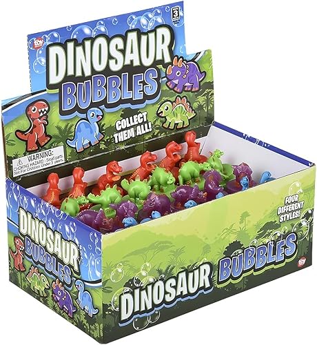 Miniatura 4 de Rhode Island Novedad 3 pulgadas Dinosaurio Burbujas Botellas dos docenas por pedido