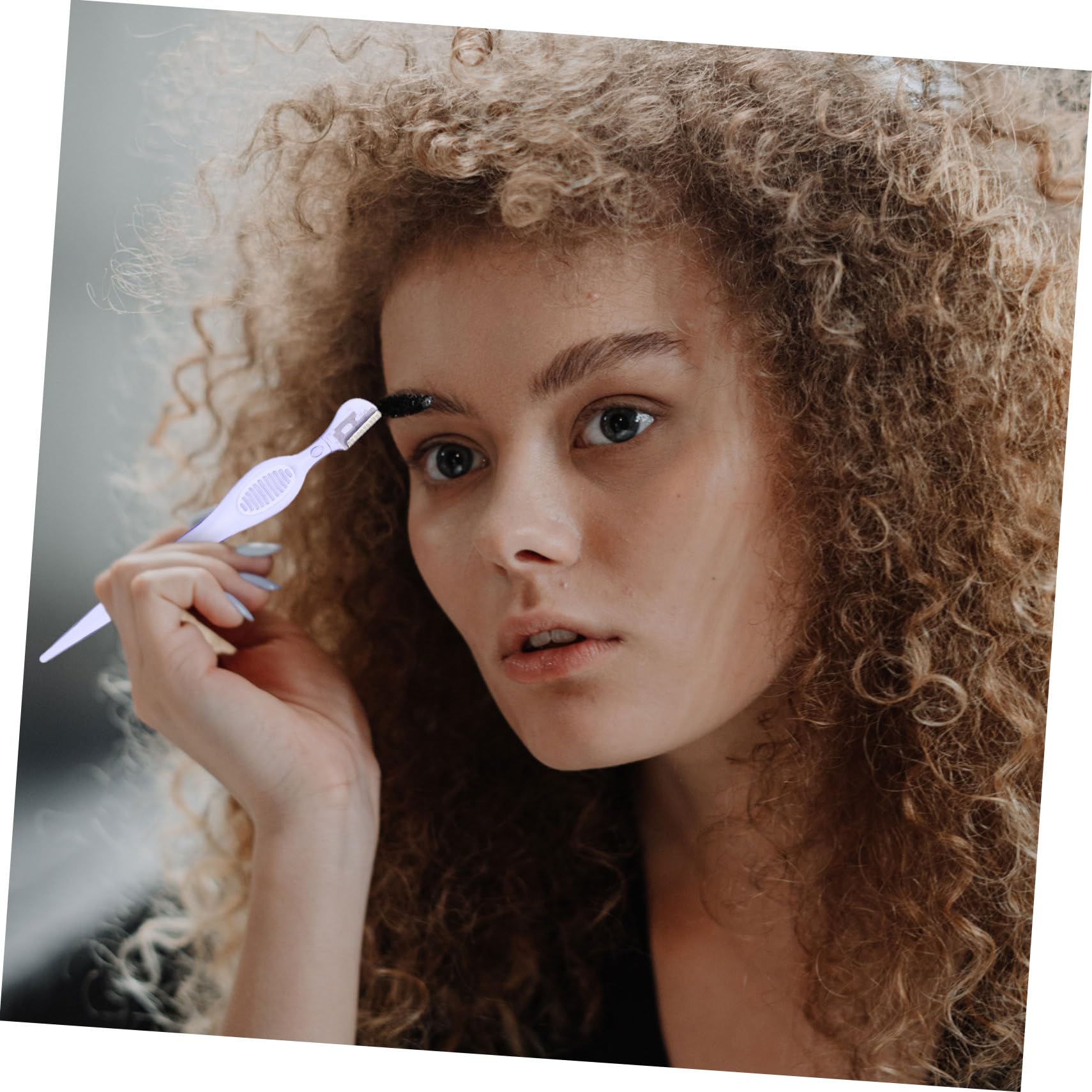 MAGICLULU 48 Stk Augenbrauenschaber Shavemate Mini Augenbrauenblätter Trimmer Für Augenbrauenrasierer Manueller Augenbrauenrasierer Abs Augenbrauen Trimmen Make-up-tools