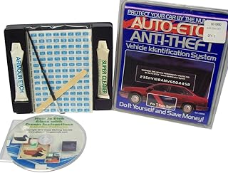 VIN Etching Kit on Car, Auto, Vehicle Glass for Anti-Theft: Engrave VIN Numbers