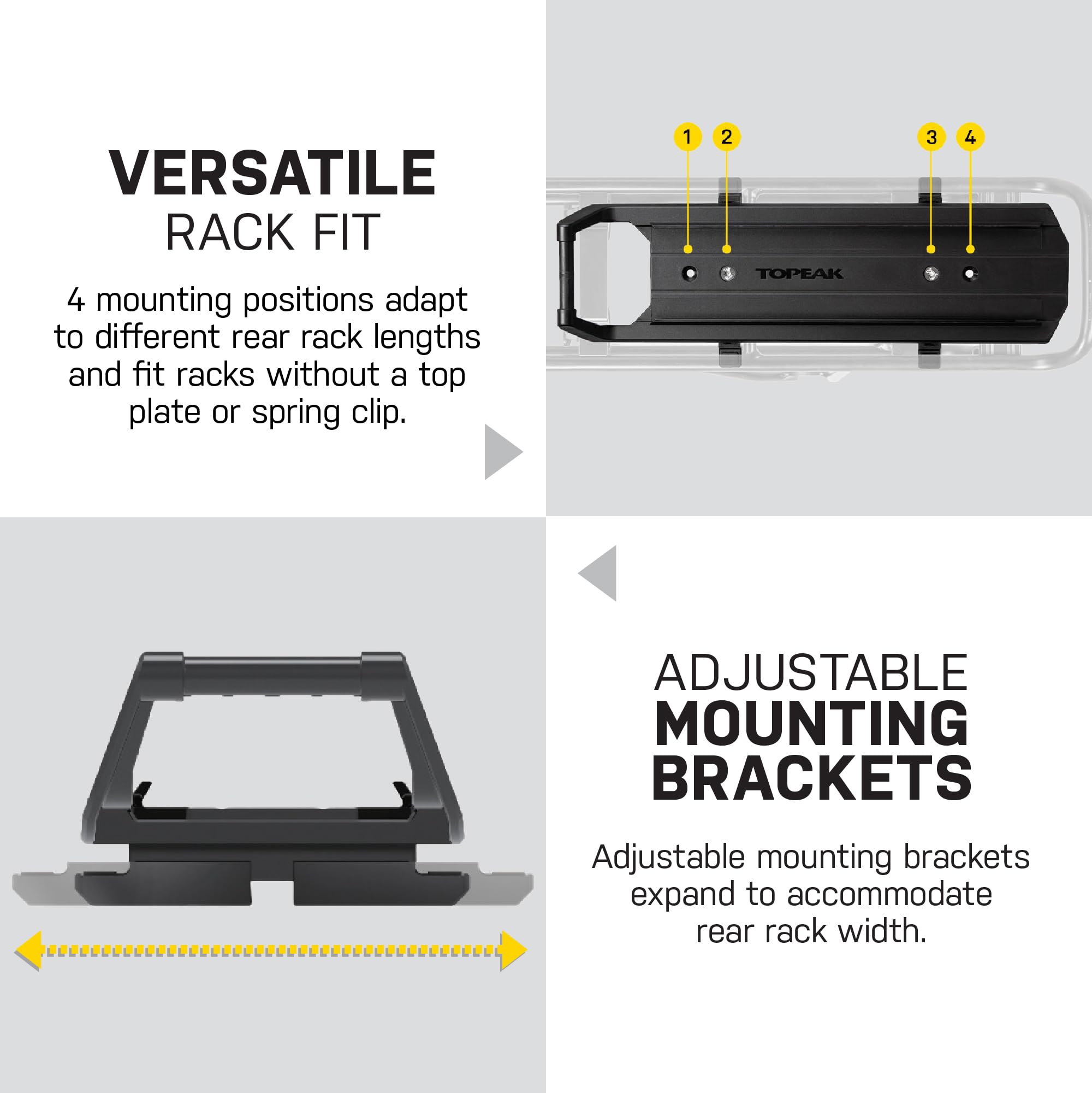 Amazon.com: Topeak Omni QuickTrack Adapter | bike-racks : Sports
