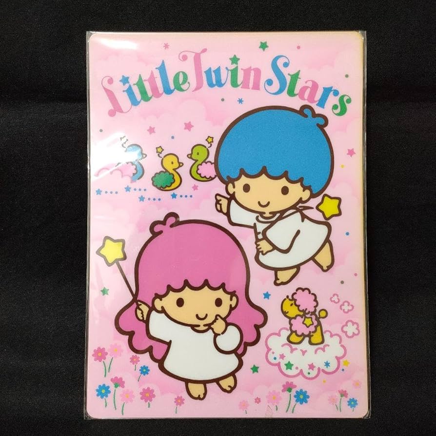 Amazon.co.jp: 1994年製 リトルツインスターズ 時間割り 下じき