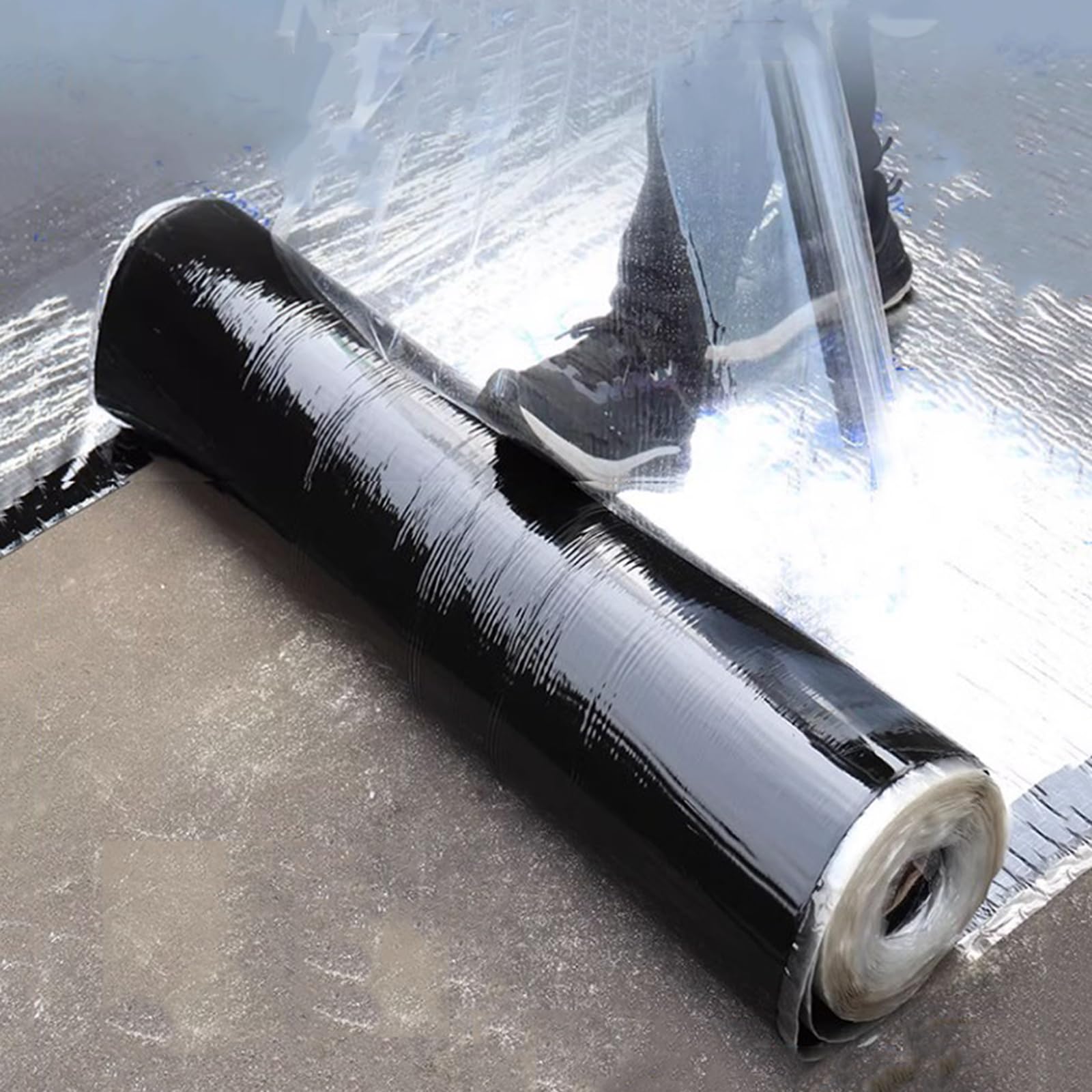 Cinta autoadhesiva Impermeable para techos, Cinta de reparación de Aluminio, Cinta bituminosa para Exteriores, Cinta de Sellado de butilo Multiusos, Cinta de reparación de aislamie