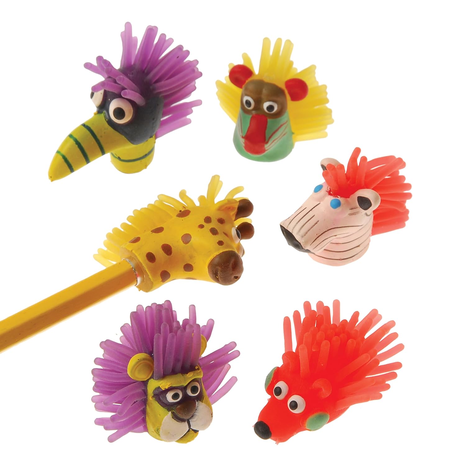 U.S. Toy 2152 Wild Animal Pencil Tops