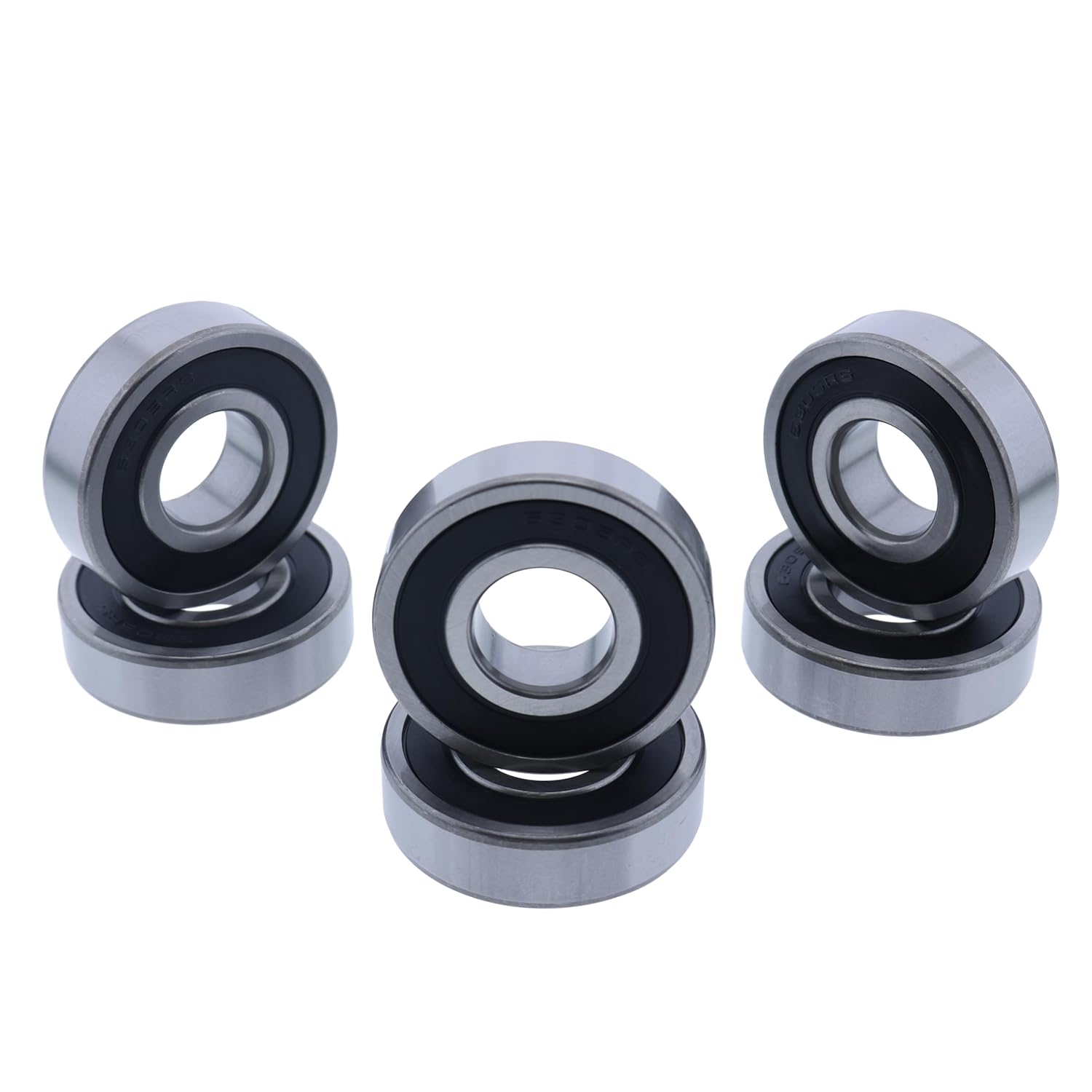 6PCS 783555 552184 Spindle Bearing with High Temperature Grease Compatible with Jacobsen Hustler in Zero Turn Lawnmower