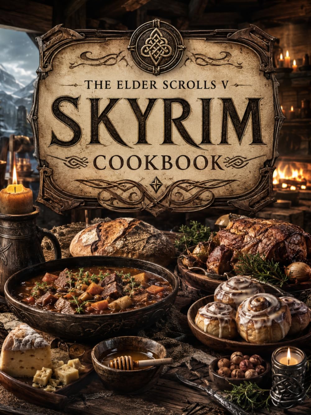 the Elder Scrolls V Skyrim Cookbook : The Ultimate Recipe Book For Every Fan Who Wants To Cook, Discover And Experience The Flavors of Skyrim.