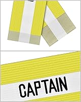 Vista 3 de Brazalete deportivo unisex de capitán, ajustable para entrenamiento de fútbol, adultos y jóvenes, banda elástica para el brazo del capitán