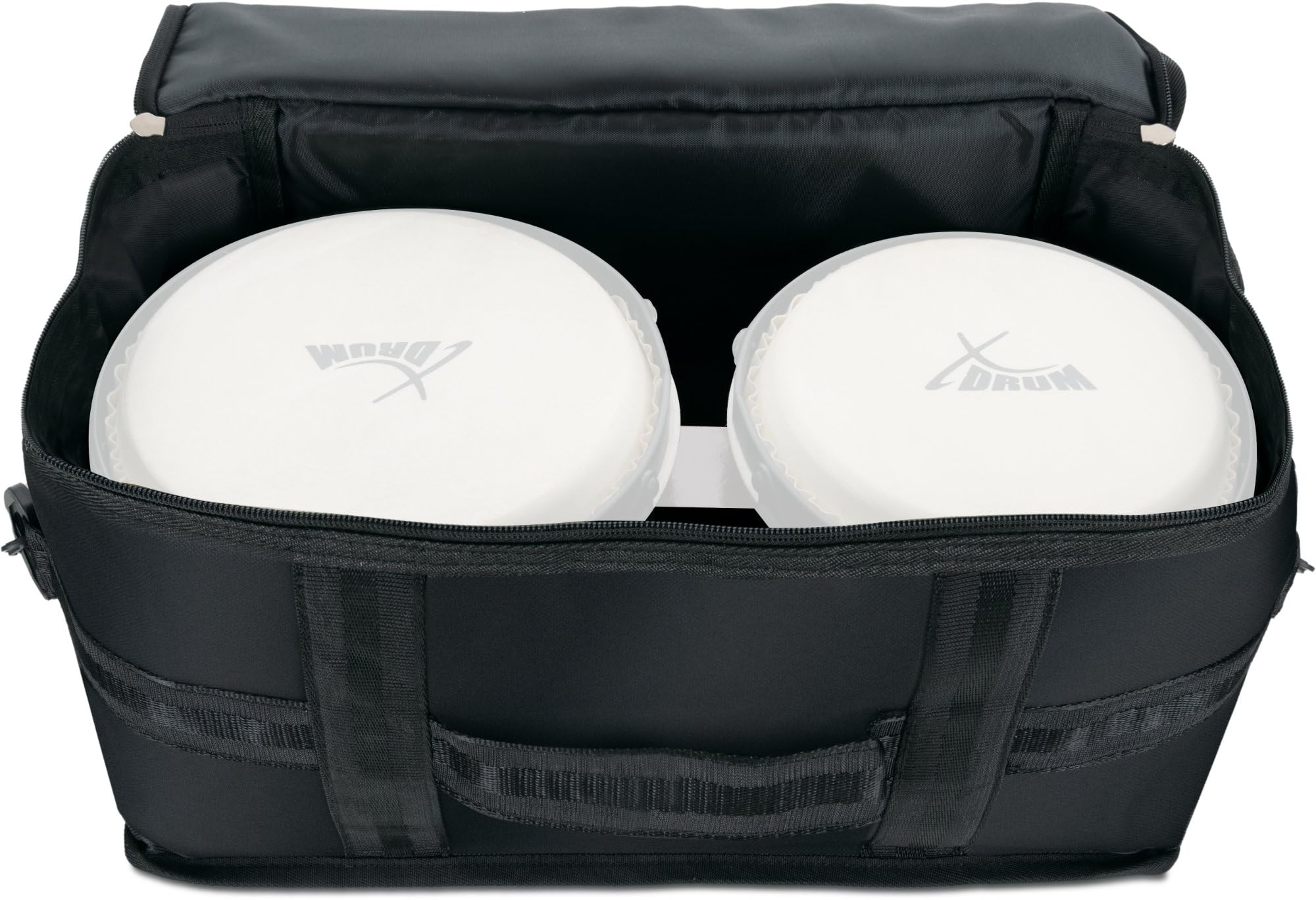Set XDrum Bongos Pro Nature avec Housse Bongo Incluse, 5" (17 cm) et 7 | 2 tambours (« macho » et « hembra »), Tailles des bongos: 6, 5" (17 cm) et 7, 5" (20 cm), Peaux naturelles, Bois: bouleau
