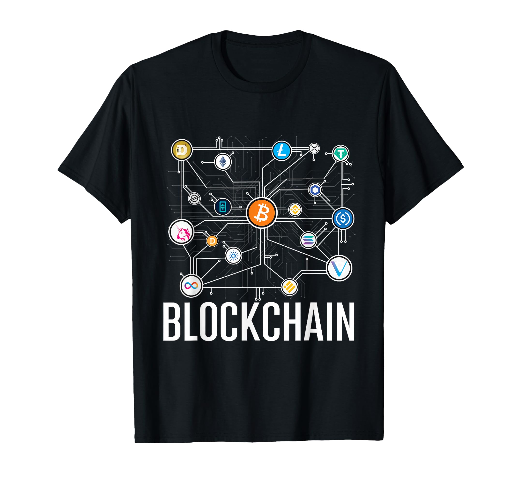 Blockchain - Cryptocurrency Crypto Investor BTC T-Shirt Small