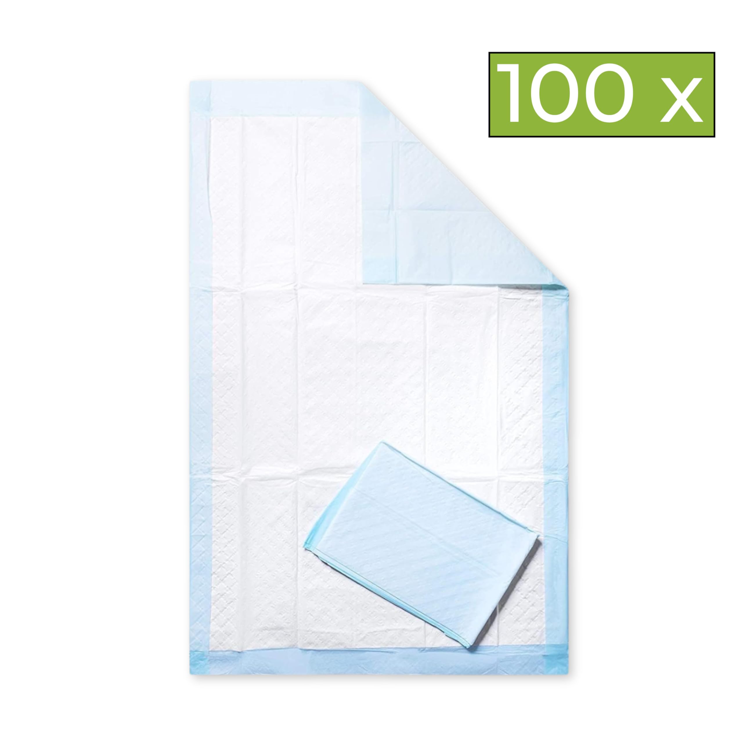 Medi-Inn Krankenunterlagen Einmalunterlagen in Folie 40 x 60 cm 4-lagig 25er Pack (4 x 25 = 100 Stück)
