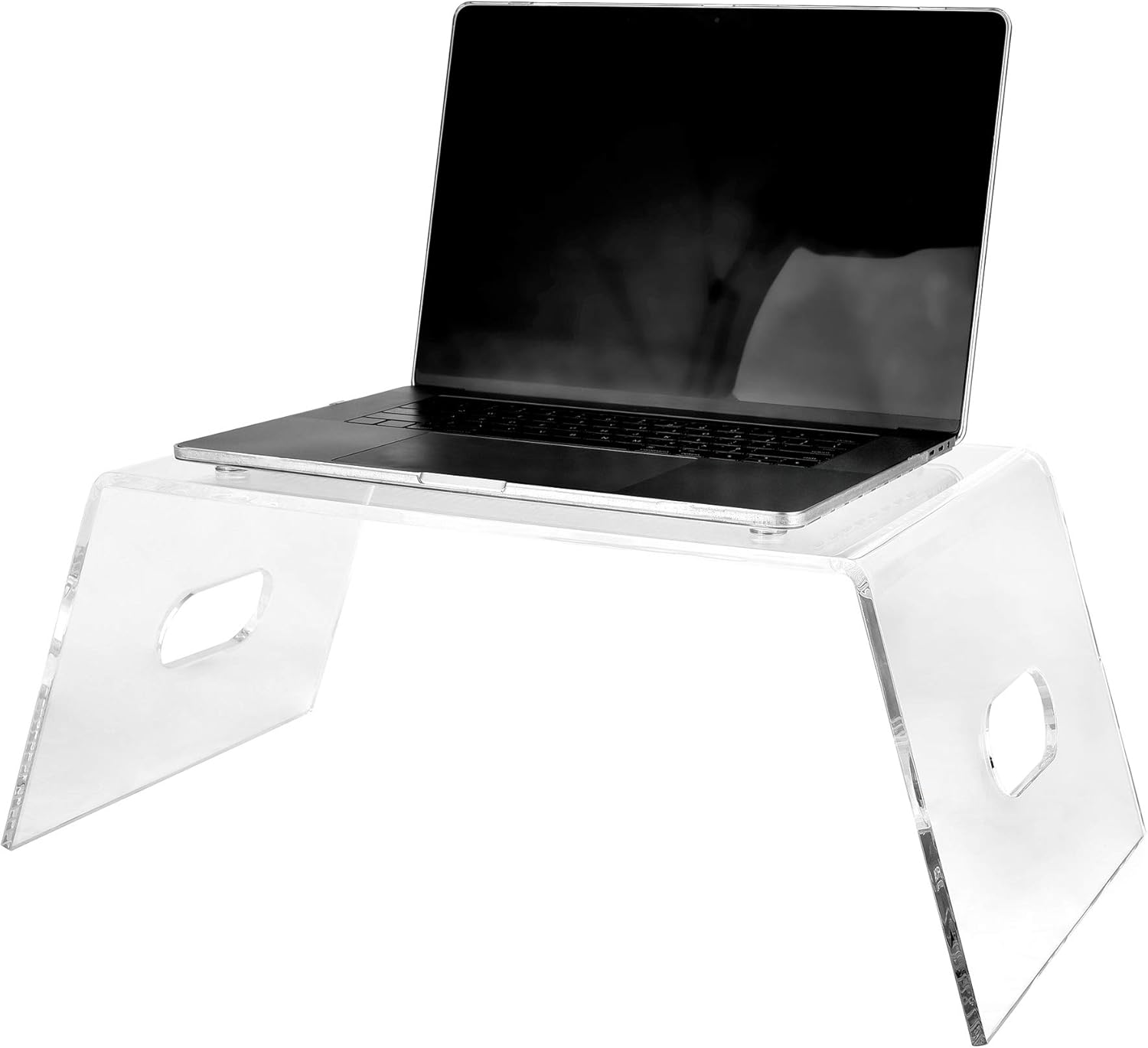 Adir Acrylic Monitor Stand Clear Laptop Lift Holder