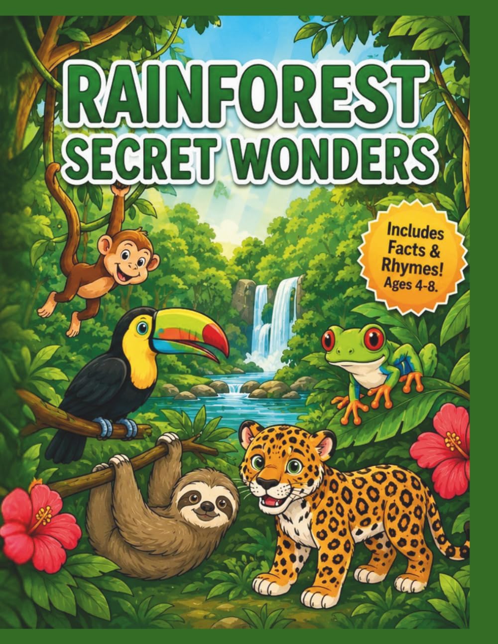 Rainforest Secret Wonders: Coloring Book