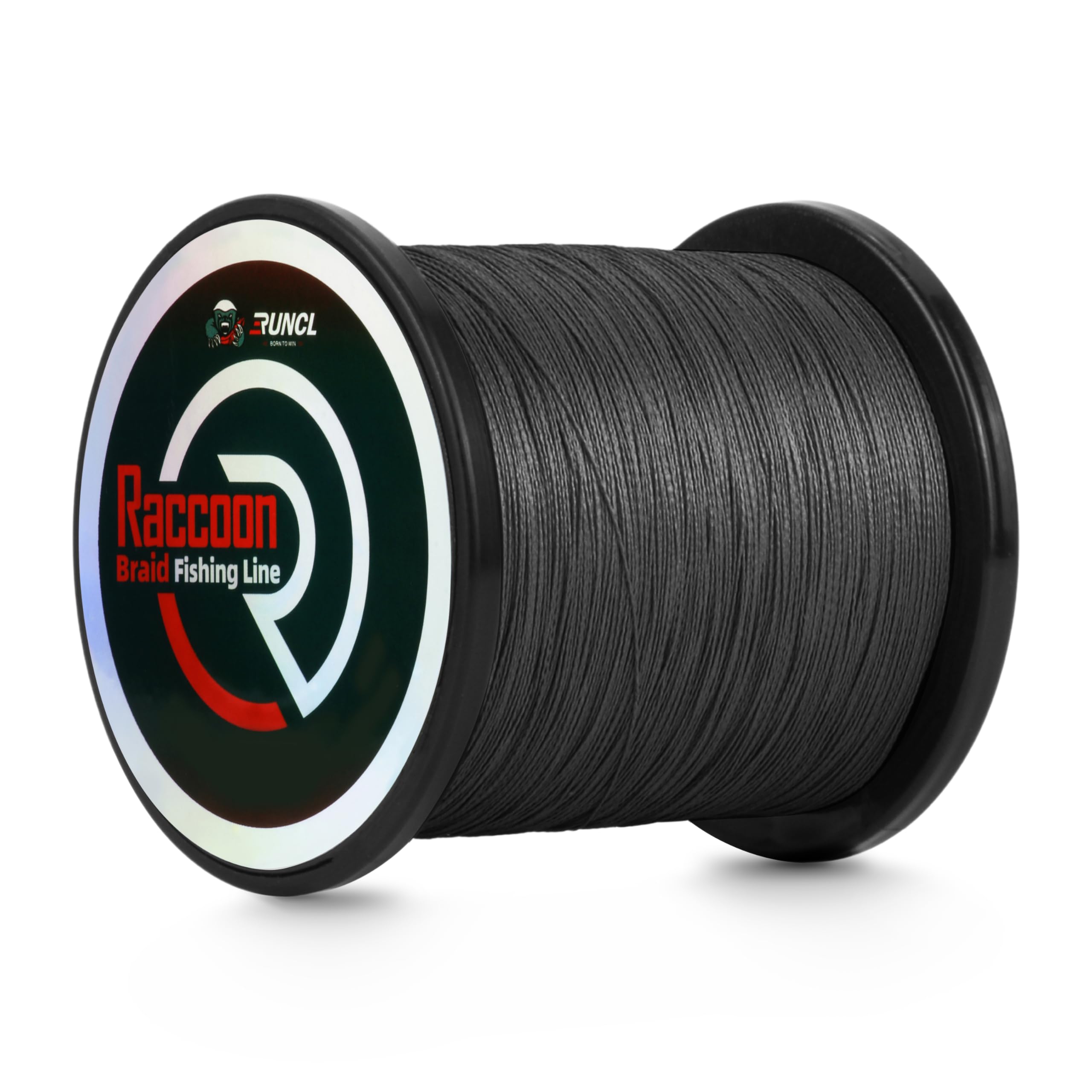 RUNCL Upgraded Braided Fishing Line, Colorfast Fishing Line Braid for Bass, Trout, Crappie, Ultra Strong Braid for Saltwater Freshwater, Abrasion Resistant, Zero Stretch, 6-80lb, 150/300/500/1000Yds