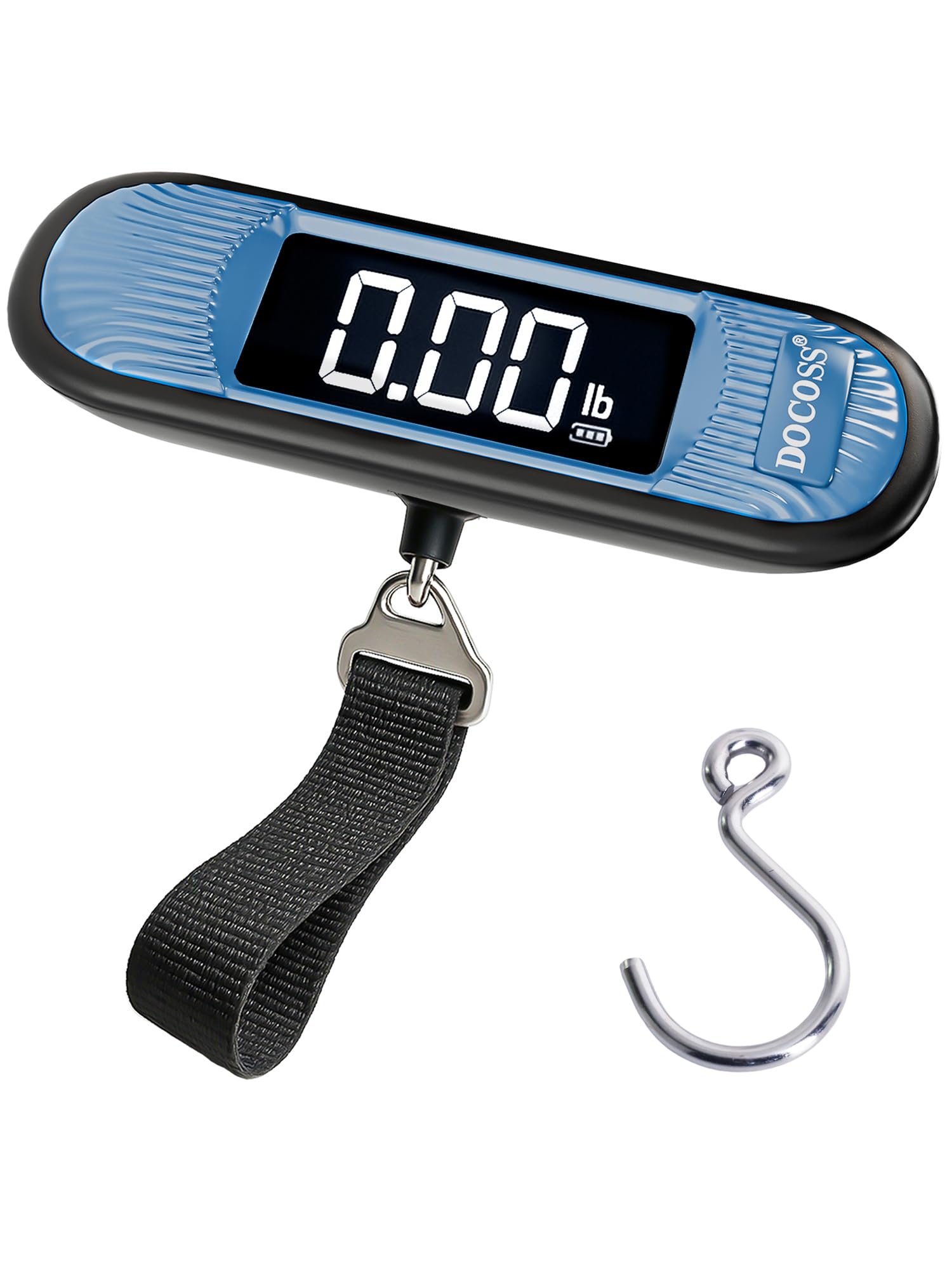 Docoss Portable Luggage Weighing Scale for Flights - 50kg Weight Scale for Luggage, Wide LCD Display Digital Weight Machine for Suitcases and Bags(Blue)-image-32