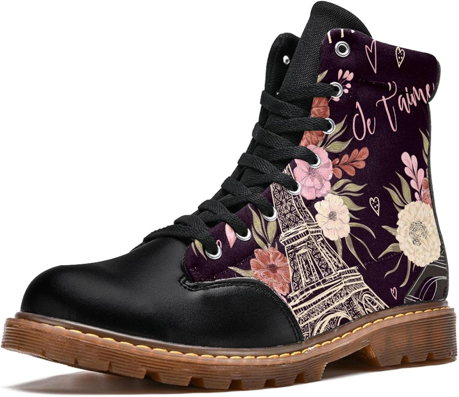 floral work boots