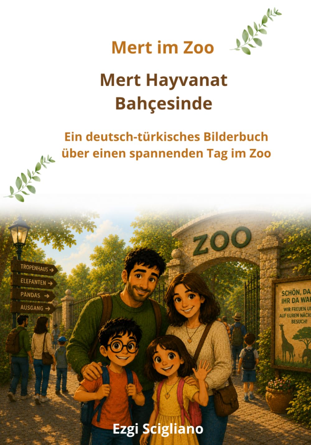 Kinderbuch Deutsch & Türkisch: Mert geht in den Zoo: Zweisprachiges Bilderbuch zum lernen: Kinderbuch Deutsch & Türkisch