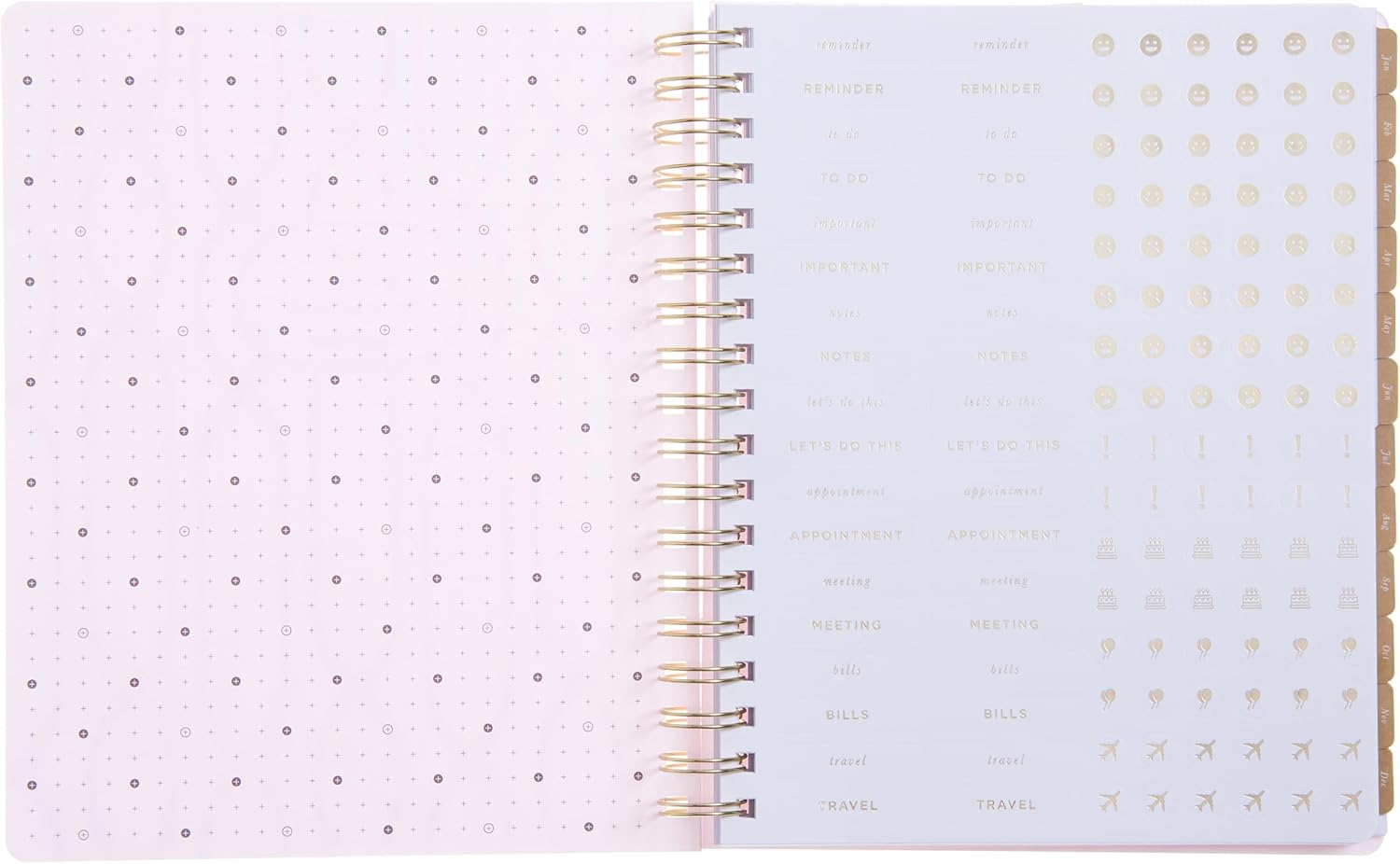 russell+hazel 2025 Acrylic Dew Weekly Planner, 12 Month Calendar (January 2025 – December 2025), 7.625” x 9.5" (100622)