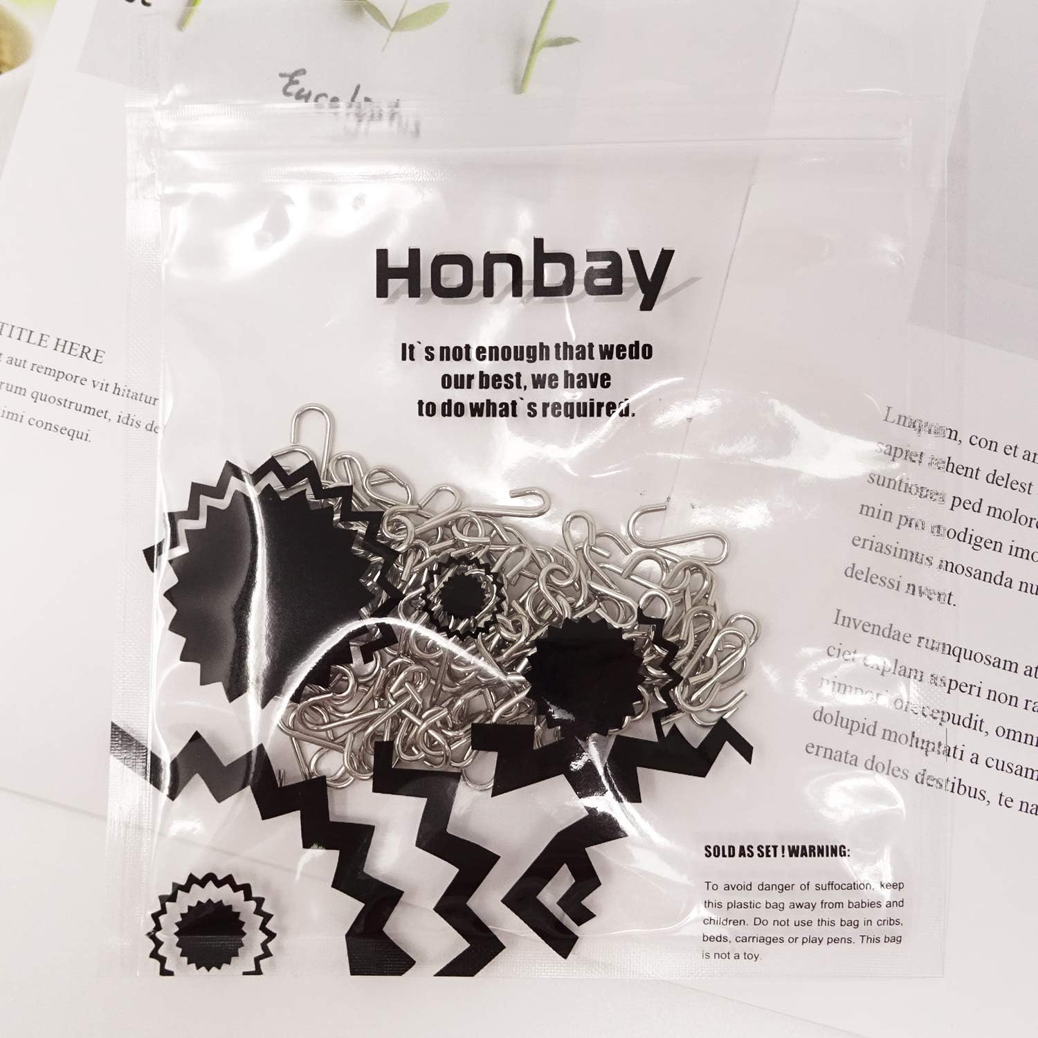 Exсluѕіvе Dіѕсоunt 🔥 HONBAY 100PCS Mini S Hooks Metal S Shaped Wire Hooks Hanging Hooks Connectors for Crafts, Jewelry, Key Chain, Tags Han