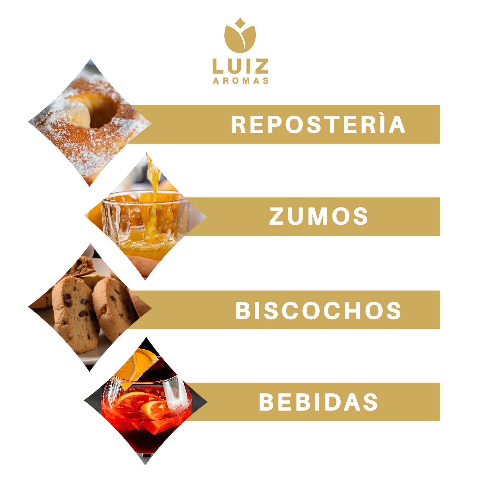 LUIZ AROMAS | Aroma Banana - Aroma Alimentario en Gotas para dulces de Hornear, Pasteles, Bizcochos y Tartas | Producto Vegano sin Calorías y sin Azucar | Producto 100% Italiano (30g)