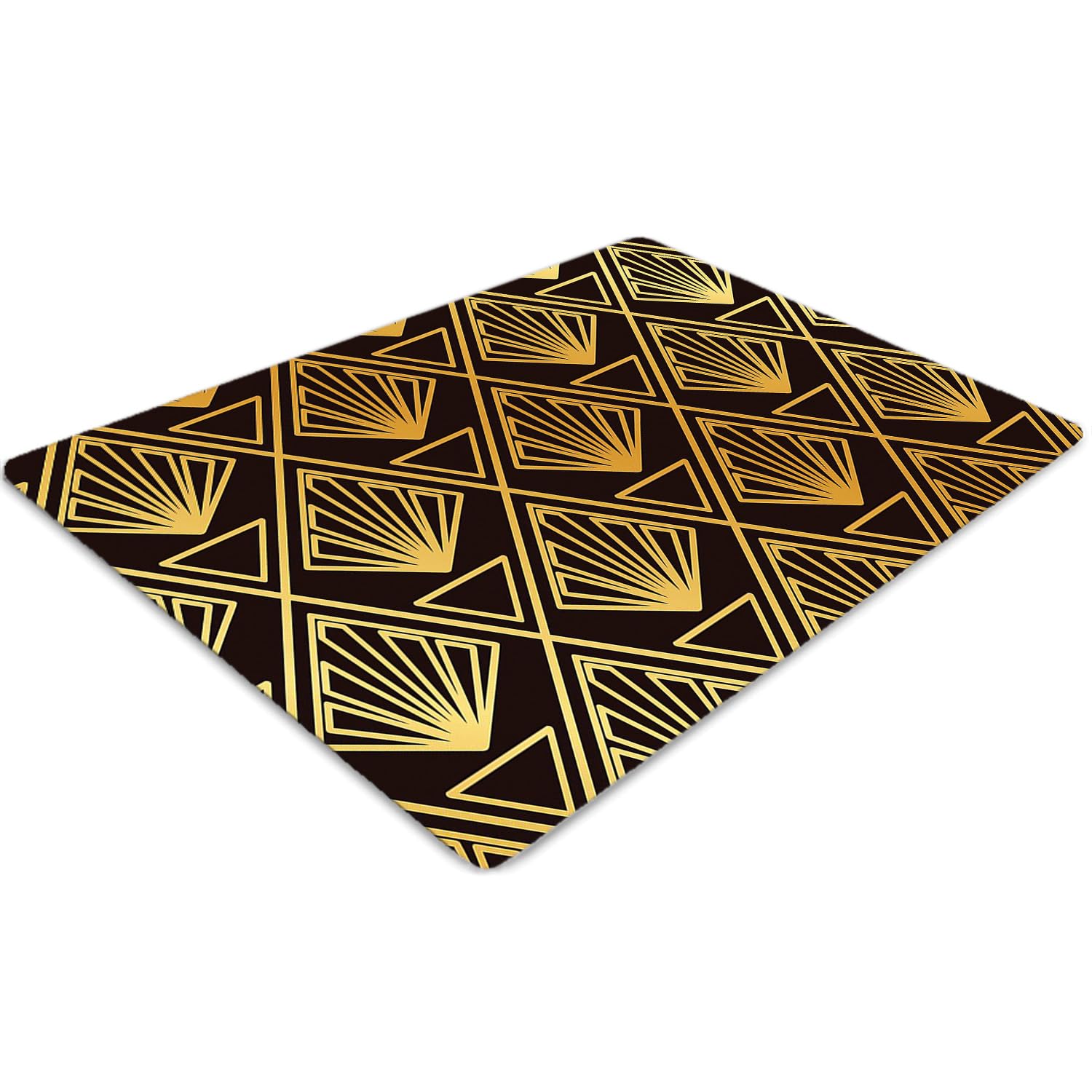 Tapis de chaise pour maison et bureau protège-sol imperméable style Art déco 120x90