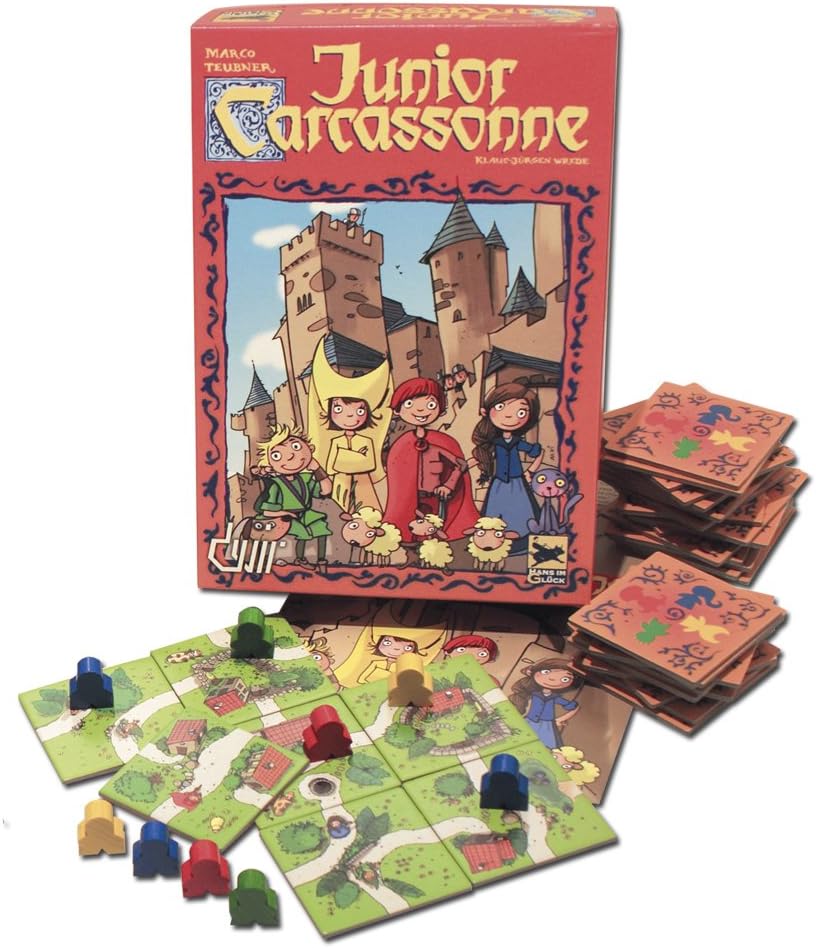 Devir Carcassonne Junior Board Game (BGJCARCAS) – Spanish Language Version