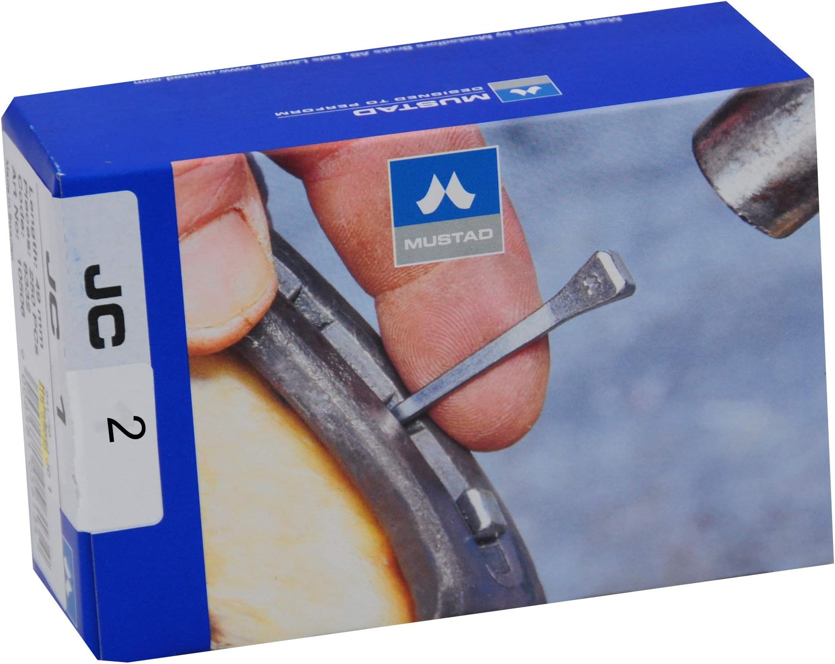 Amesbichler ReitsportPack of 250 JC 2 Horseshoe Nails - Length: 53 mm