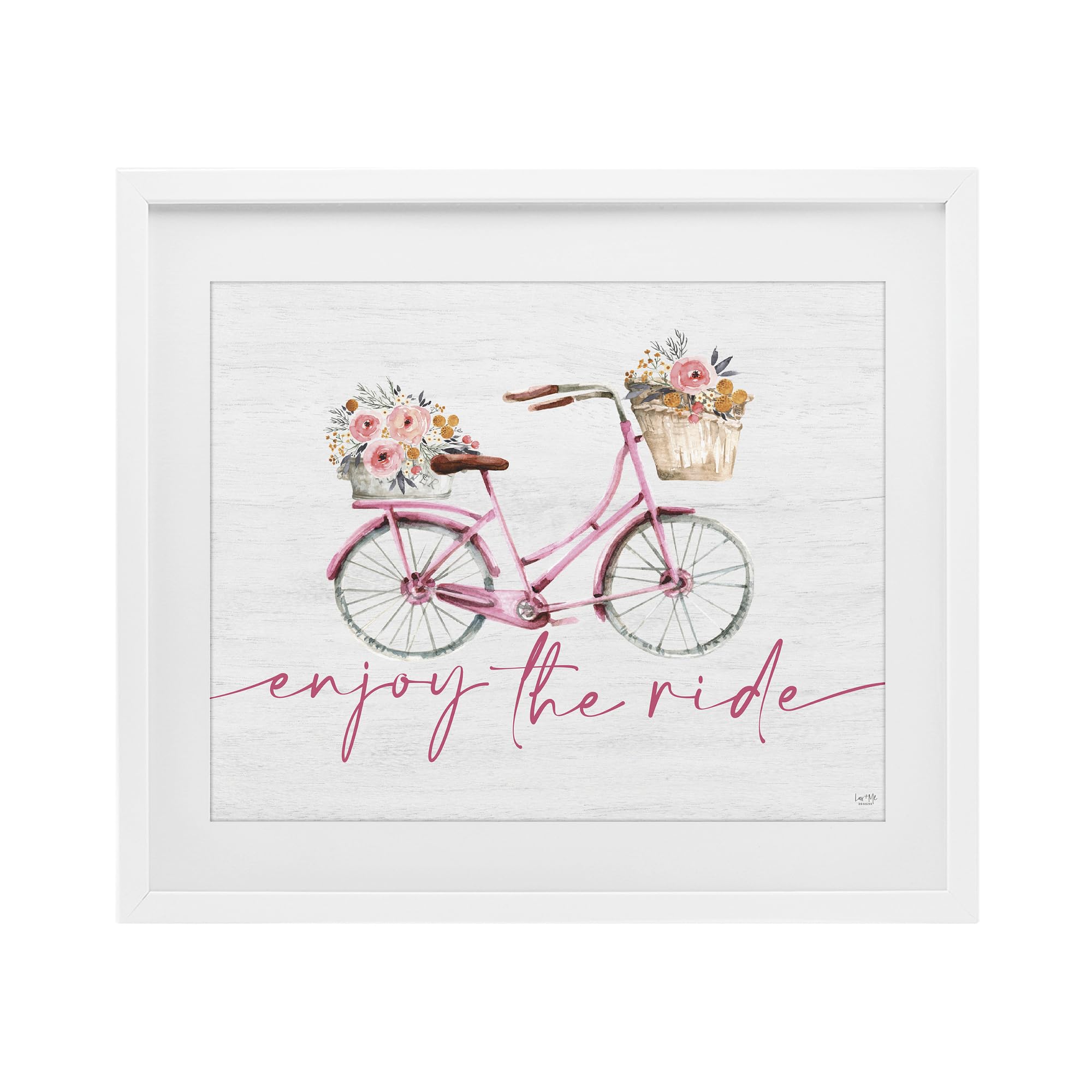 Impression encadrée Lux + Me Designs blanc 40,6 x 33 cm