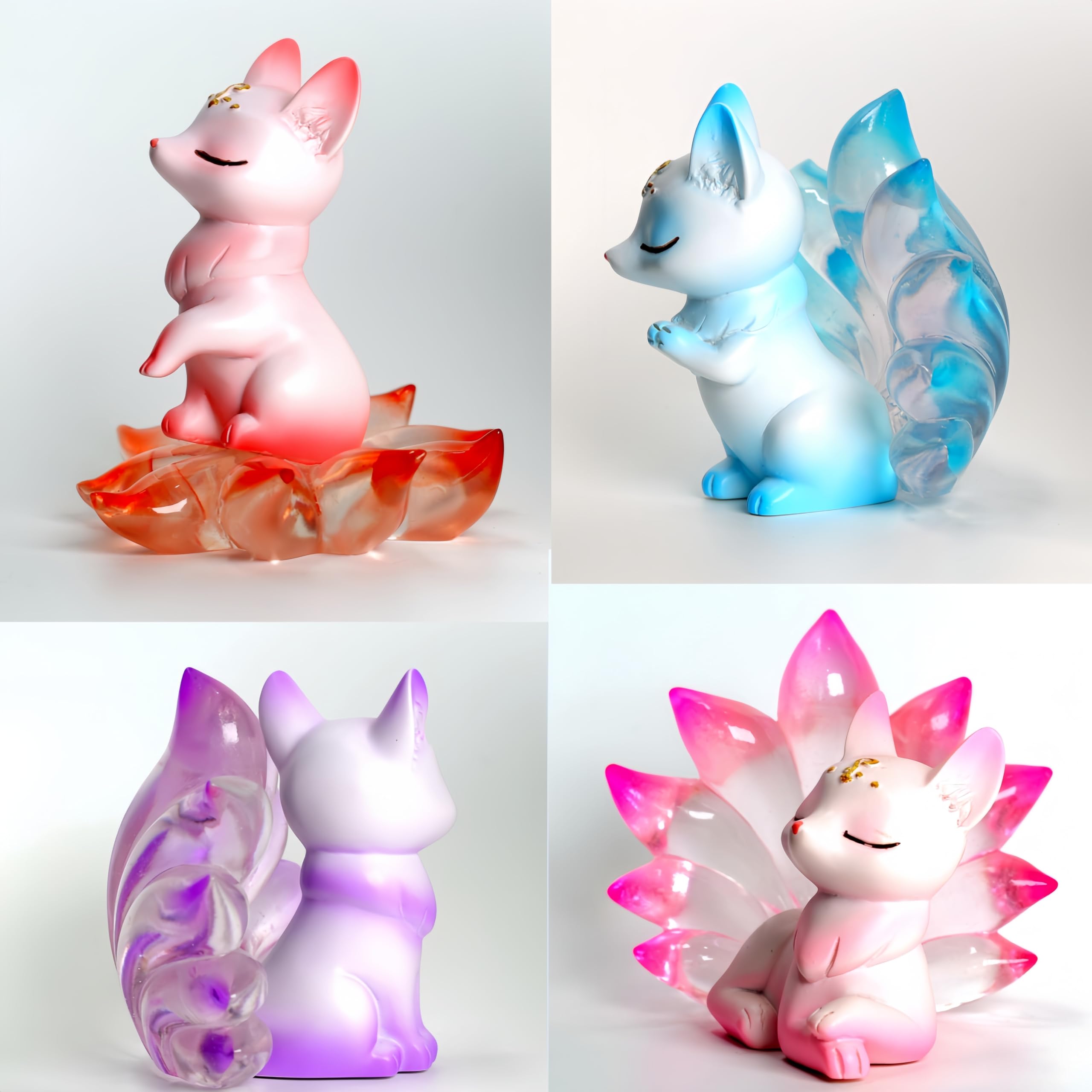 Amazon.com: Zaleny Nine-Tailed Fox Mystery Box Action Figure Toys