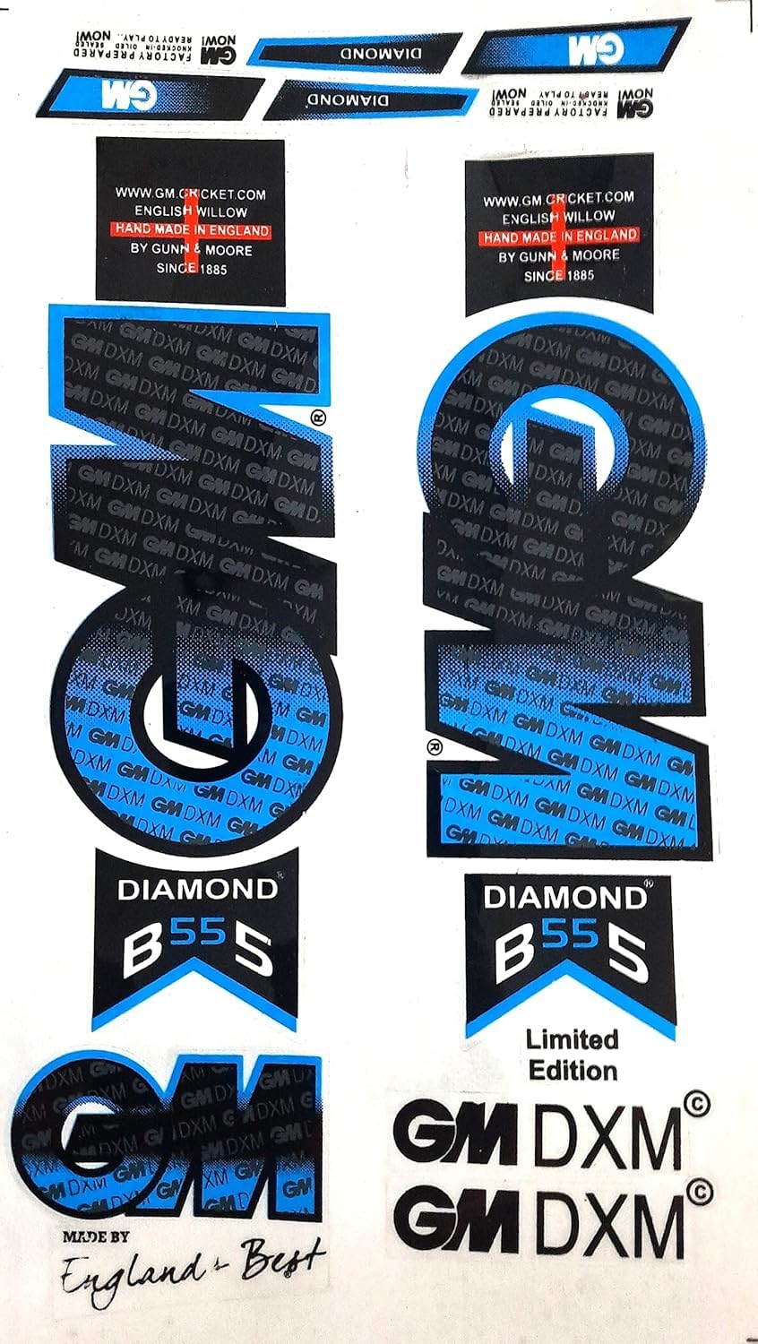 DIAMOND BLUE new edition br-01 cricket bat sticker glossy shine advance gum-image-17