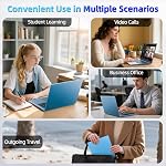 18.5 Ordinateur portable de pouce, 16GB RAM 1TB SSD, Gagner 11 Chez soi, 180° Affichage pliable, 8000mAh Batterie, type C plein-caractère WiFi 6, HDMI, Étudiant d'affaires ordinateur portable