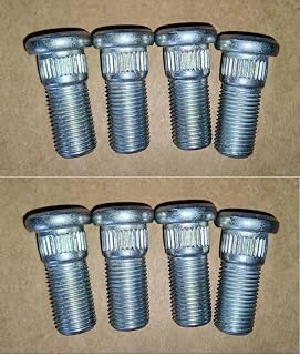 Wheel Hub/Brake Studs 8pcs Set # 92150-1366 & 92153-1915 Replacement for Kawasaki Mule 2010 2020 2030 2500 2510 2520 3000 3010 3020 4000 4010 PRO-DX, PRO-FX/Teryx 750 800