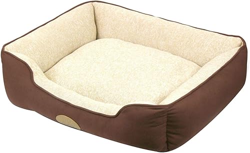 Miniatura 8 de Cama prémium para perros o gatos  Cama grande para perros mide 30 x 23 x 7 pulgadas, perfecta para mascotas de hasta 55 libras. Cama para mascotas