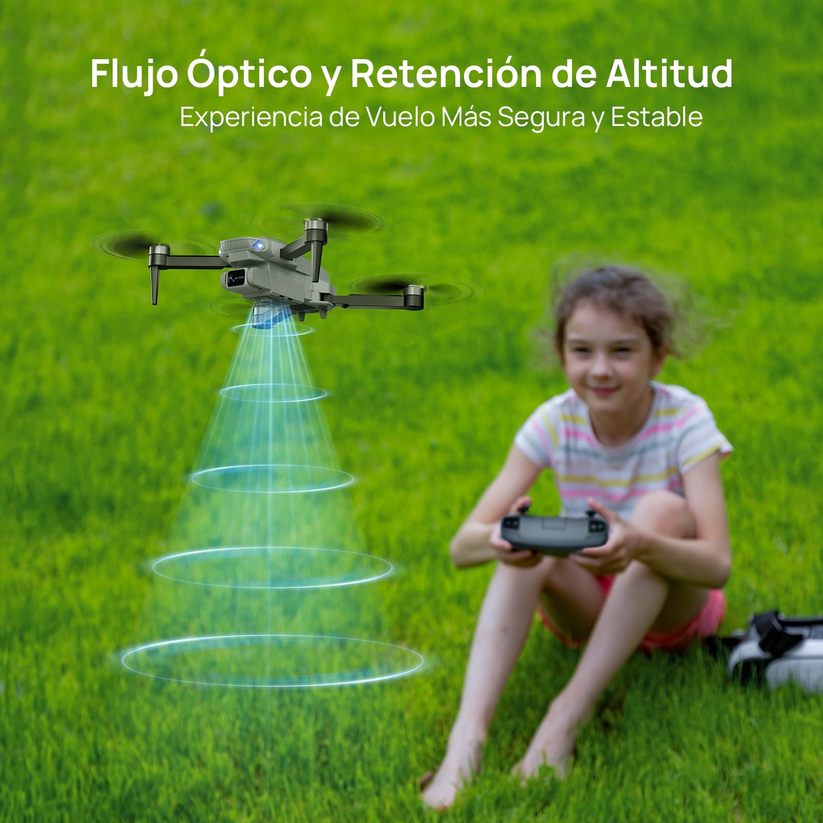 Ameta Drones con Camara 4K para Adultos, S20 Lite Dron para Niños Motor Brushless, Mini Drone FPV con 36min de Vuelo/Altitud Retención/Vuelo Círculo, Juguetes Regalo para Niños, Menos de 249g