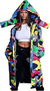 Baiomawzh Women's Long Fleece Jacket with Full Zip Plush Jacket Lassig Transition Jacket Vintage Long Sleeve Elegant Oversize Parka Teddy Fur Plush Jacket Teddy Fur