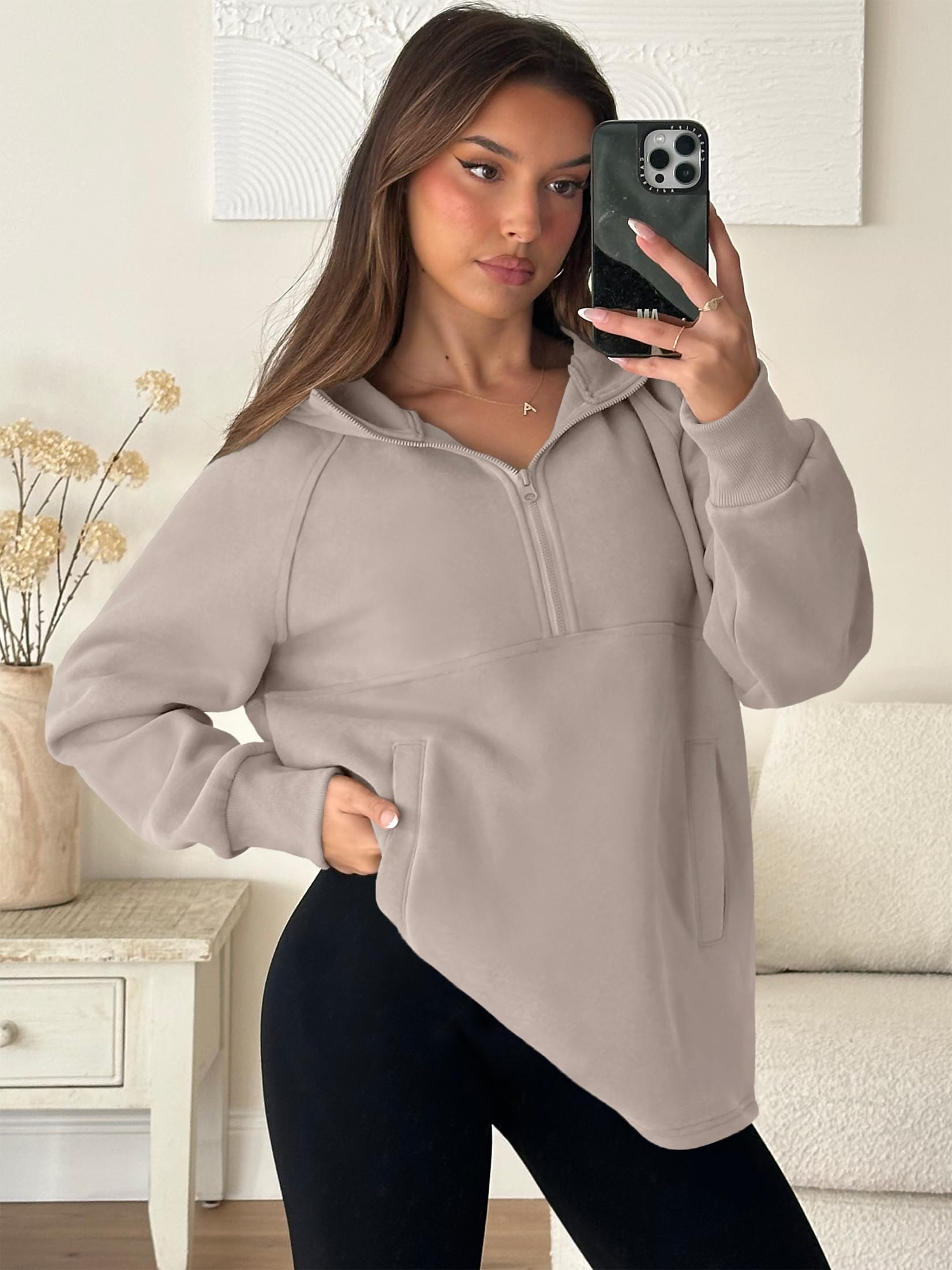 Damskie bluzy z kapturem z zamkiem błyskawicznym oversize bluzy polarowe z długim rękawem swetry z kieszenią 2024 nastolatki ubrania preppy