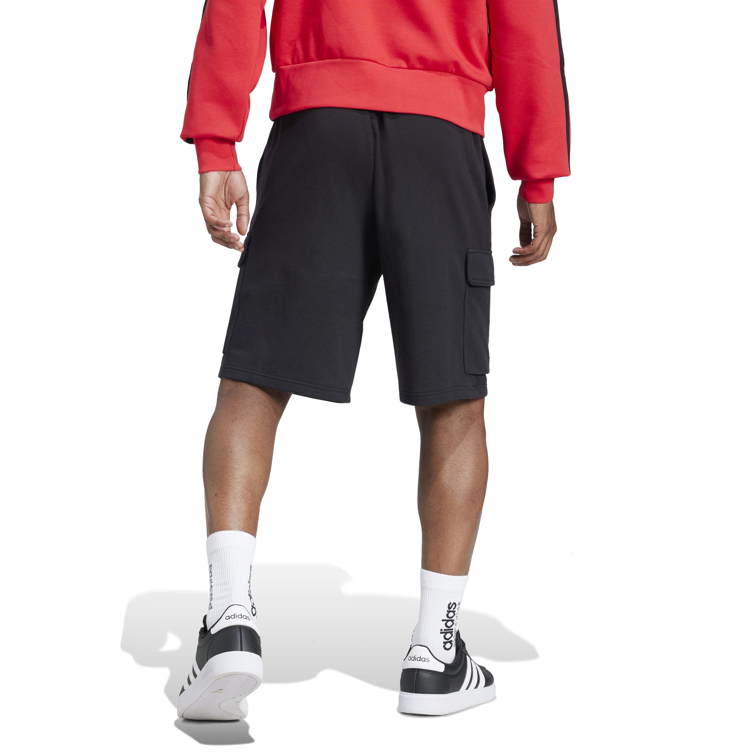 Adidas Essentials Feelcozy French Terry Cargo Short - Pantalones Cortos Cargo Hombre