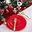 FLOWERCAT 60PCS Red Plastic Plates - Heavy Duty Red Plates Disposable for Party - Include 30PCS 10.25inch and 30PCS 7.5inch for 30 guests Party & Christmas & New Year