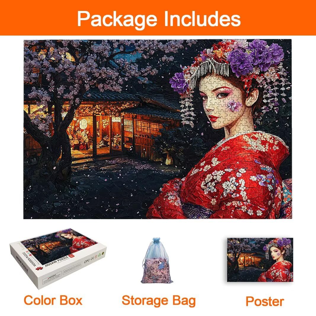 Puzzle Japón, Puzzle 1000 Piezas, Rompecabezas, Regalo Mujer, Decor -8464