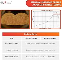 Vista 2 de JRready ST9031 Deutsch - Kit de conectores DTP de 2 cables 10AWG (UL3266), conector eléctrico automotriz de 2 pines impermeable IP68, conectores