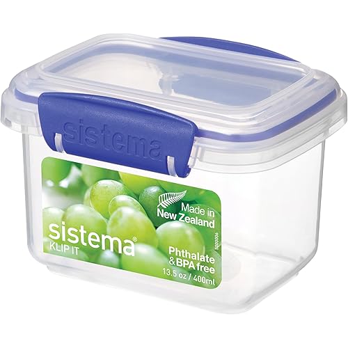Sistema 1540 Klip It Collection Rectangle Food Storage Container, 13 Ounce