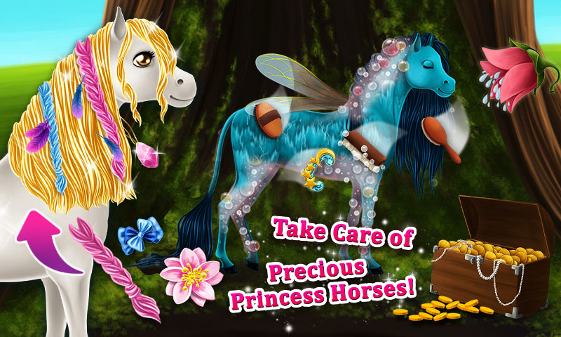 Princess Horse Club 3 - Magic Pony Care, Makeover & Royal Wedding Day ...