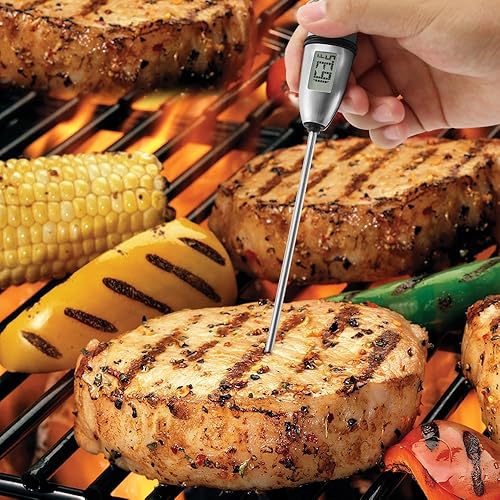 Miniatura 5 de ThermoPro TP-02S (paquete de 2) Termómetro digital de carne de lectura instantánea para cocinar alimentos con sonda súper larga para parrilla,
