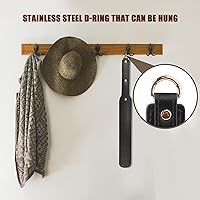 Vista 4 de Fusta de Equitación de 18 pulgadas, Paleta de Cuero, Paletas para Mantas Súper Duraderas, Fustas Ecuestres