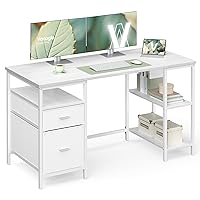 VASAGLE Scrivania per Computer, Tavolo da Ufficio