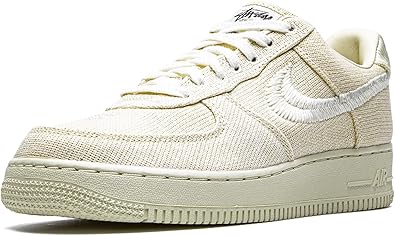 Amazon.com | Nike Mens Air Force 1 Low CZ9084 200 Stussy - Fossil - Size |  Basketball
